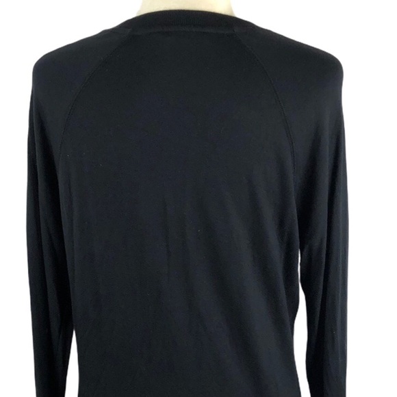 Athleta Black Criss Cross Tulip Hem Sweater - Picture 7 of 9